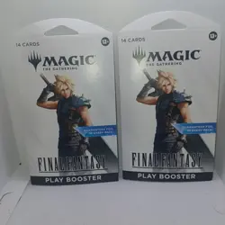 8 Magic the Gathering Final Fantasy Sleeved Play Booster Packs. New. Sealed - Image 2
