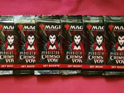 MTG Magic The Gathering 6 INNISTRAD CRIMSON VOW SET New Sealed Booster Packs - Image 1