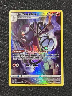 Chandelure TG04/TG30 Full Art Lost Origin Trainer Gallery Pokemon TCG - Image 1