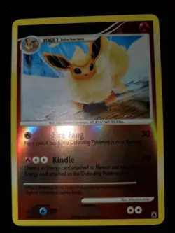 Flareon 19/100 Reverse Holo Pokemon TCG Diamond Pearl Majestic Dawn Near Mint NM - Image 2