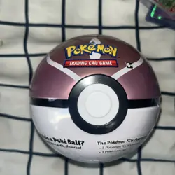 POKEMON TCG 2022 LOVE BALL POKE BALL TIN NEW FACTORY SEALED Q2 (3 PACKS) - Image 1