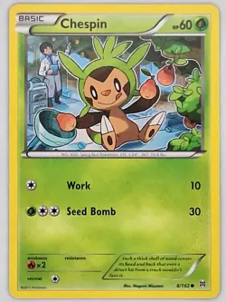 Chespin 8/162 Pokemon - XY Breakthrough MP - Image 1