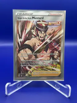 2022 Pokemon Sword and Shield Brilliant Stars Trainers Gallery Mustard TG28 UR - Image 1