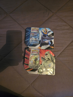 Pokemon Tyranitar V + Empoleon V Strikers Tin - Set Of 2 -New Factory Sealed - Image 1