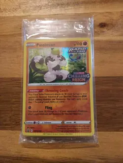 CRIMP ERROR Pokemon Chilling Reign Passimian BUILD & BATTLE Promo Pack Sealed - Image 1