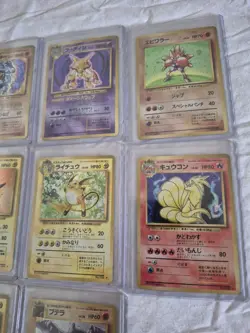 11 Holo Pokemon Japanese Foil Lot Base Fossil Raichu Alakazam NM Near Mint - Image 5