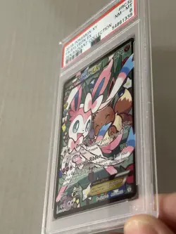 2016 Pokemon XY Generations Radiant Collection Sylveon EX Full Art #RC32 PSA 8 - Image 4