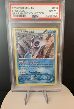 POKEMON 2016 XY Generations Radiant Coll FROSLASS #RC8 PSA 8 - Image 1