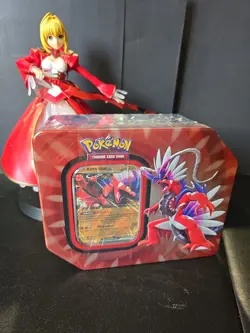 Pokemon TCG Paldea Legends Tin Koraidon ex 5 Booster Packs - Image 1