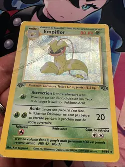 Carte Pokemon Empiflor Holo Jungle Wizards Edition 1 Ed1 14/64 Francais Vf Fr - Image 4
