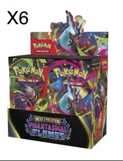 Pokemon Phantasmal Flames BOOSTER BOX SEALED CASE OF 6 11/14 PRE-SALE - Image 1