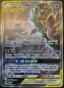 Pokemon TCG Tag Team Garchomp & Giratina GX, SM193, Black Star Promo - Image 1
