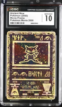 Ancient Mew Movie Promo Holo 2000 Pokemon Psa Cgc 10 - Image 1
