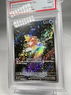 2023 POKEMON PAL EN-PALDEA EVOLVED ILLUSTRATION RARE #203 MAGIKARP PSA 9 - Image 2