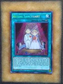 Yugioh Ritual Sanctuary DRL3-EN016 Secret Rare 1st Ed NM - Image 1