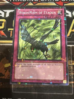 Yu-Gi-Oh! Windstorm of Etaqua (Mosaic Rare) BP02-EN177 1st Edition NM - Image 1
