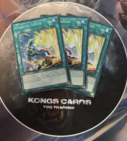 ALIN-EN066 Gordian Slicer X3 PLAYSET Secret Rare YuGiOh - Image 1