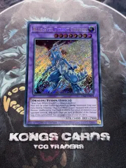 25LP-EN019 "Blue-Eyes Tyrant Dragon" Secret Rare Emblazoned STAMPED Yu-Gi-Oh - Image 1