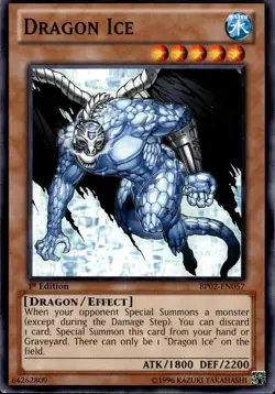 Dragon Ice - 1st Edition BP02-EN057 - LP - YuGiOh - Image 1