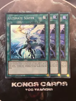 3X RA02-EN070 "Ultimate Slayer" Super Rare YuGiOh! NEW PLAYSET - Image 1