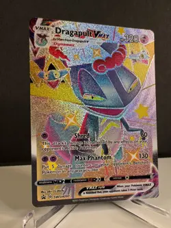 Pokemon TCG Dragapult VMAX SWSH097 Shiny Full Art Promo Card Near Mint Condition - Image 3