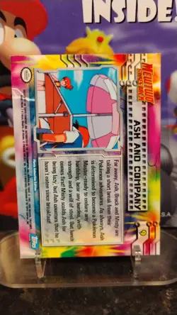 MEWTWO Strikes Back POKEMON "Ash & Company" Movie Edition TOPPS Trading Card #9 - Image 2