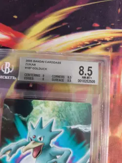 Pokemon Card Japanese Zukan Bandai Carddass BGS Beckett 8.5 Golduck Entoron - Image 4