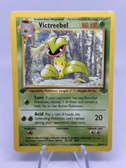 🍀 Victreebel 30/64 Jungle 1st Edition Non Holo Foil Pokemon 1999 Vintage Card - Image 1