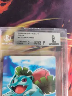 Pokemon Card Japanese Zukan Bandai Carddass BGS Beckett 9 Ivysaur Prism - Image 4