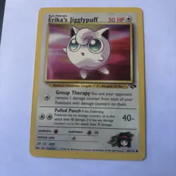 Pokemon TCG Erika's Jigglypuff Card 69/132 Gym Challenge Unlimited - Image 2