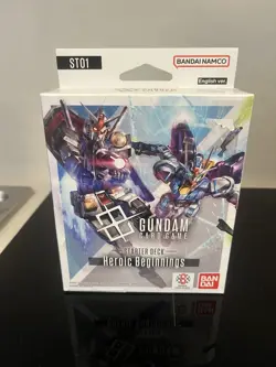 Sealed Starter Deck 01: Heroic Beginnings Gundam Card Game English ST01 - Image 1