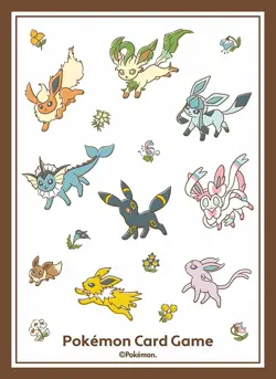 Pokemon Center Original Pokemon Card Game Deck Shield Eievui Collection - Image 1