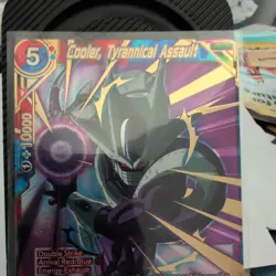 Cooler Tyrannical Assault BT9 GOLD STAMP Foil Dragon Ball Super Card Game | NM - Image 1