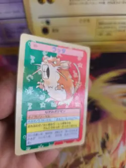 Pokemon Karte Card Topsun blue back 1995 bandai japanese Raticate Rattikarl NM - Image 3