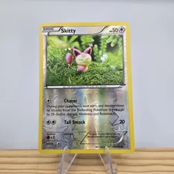 REVERSE HOLO Skitty 113/160 NM Yuka Morii Clay XY Primal Clash Pokemon Card NM - Image 1