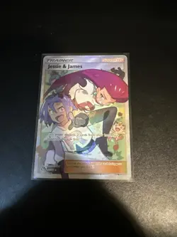 Pokemon TCG Jesse And James Full Art Trainer Card 68/68 Hidden Fates NM - Image 1