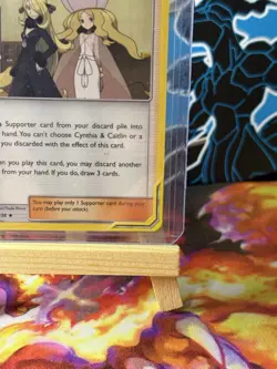 Pokemon Card Cynthia & Caitlin Cosmic Eclipse Uncommon 189/236 Near Mint - Image 4