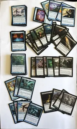 Magic the Gathering 82 Card Lot - Blue Black Control Mix - Vintage to Modern - Image 1