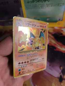 Pokemon Karte Card Glurak Charizard Base Set Expansion Holo Wotc japanese Good- - Image 2