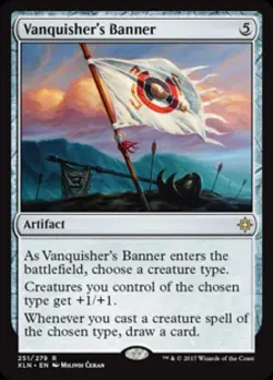 MTG English Vanquisher's Banner NM Normal Ixalan - Image 1