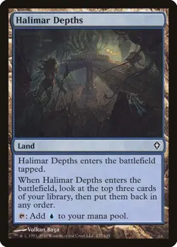 4x Halimar Depths (Playset) - LP/MP - Worldwake WWK MTG - Image 1