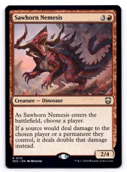 Sawhorn Nemesis NM Commander: Modern Horizons 3 0112 MTG Regular - Image 1