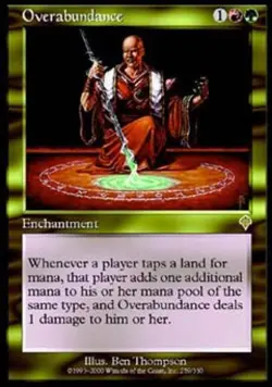 MTG English Overabundance NM Normal Invasion - Image 1