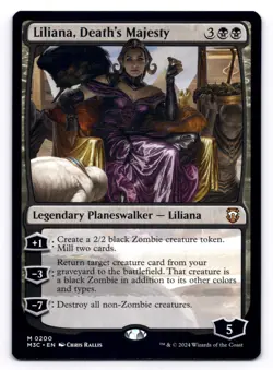 Liliana, Death's Majesty NM Commander: Modern Horizons 3 0200 MTG Regular - Image 1