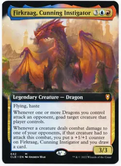 MTG Firkraag, Cunning Instigator (Extended Art) Commander Legends # 642 NM/M Reg - Image 1