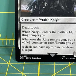 MTG Nazgul 0333 LOTR The Lord Of The Rings MTG Regular Non Foil Magic New - Image 5