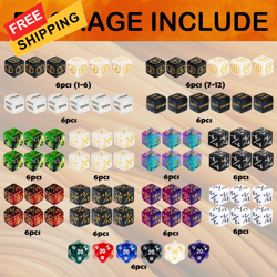 78 Pieces MTG Dice Counters Bulk Life Keyword Counter Set Plus 1/+1... - Image 3