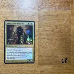 🌳💧💀 Damia, Sage of Stone MTG Commander Promo Oversize Sabia de Piedra Sp L68 - Image 1