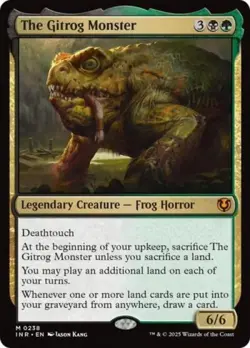 MTG English The Gitrog Monster NM Normal Innistrad Remastered - Image 1