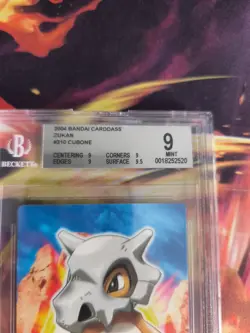 Pokemon Card Japanese Zukan Bandai Carddass BGS Beckett 9 Cubone Tragosso - Image 4
